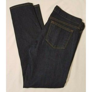 J. Crew Women's Sz. 26 Ankle Toothpick Jeans Dark Wash 27 in. Inseam